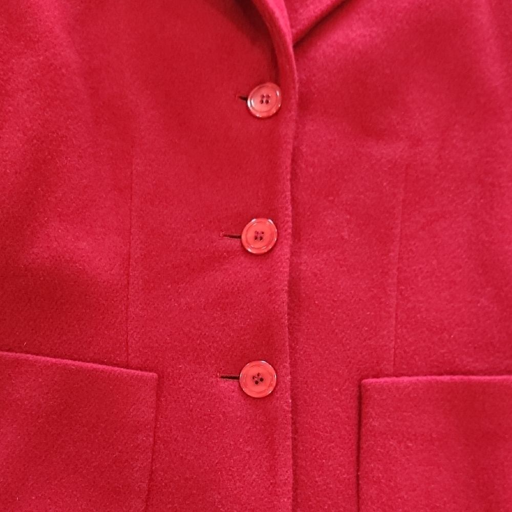 HERMAN GEIST Red Women's Blazer - Picture 7 of 9